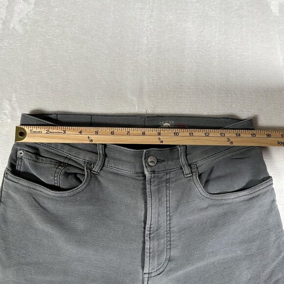 Faherty Jeans Men Size 32 Gray Straight Leg Cotton Blend 5-Pockets W30 L31 - Picture 2 of 12